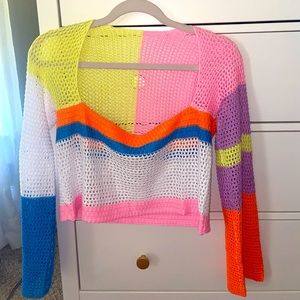 Amazon knit cropped Sweater!